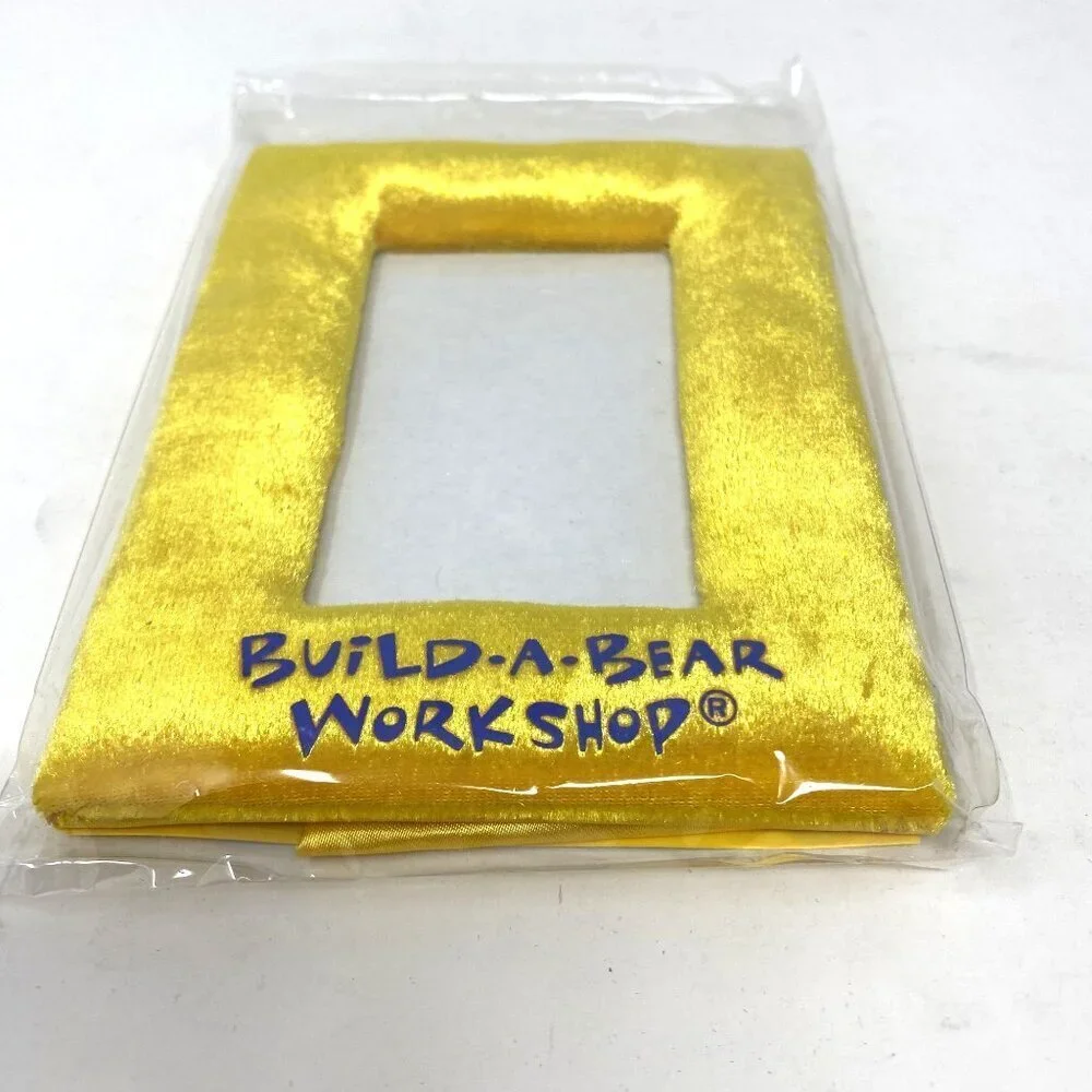 Build-A-Bear Workshop Velour Yellow Picture Frame 4.75